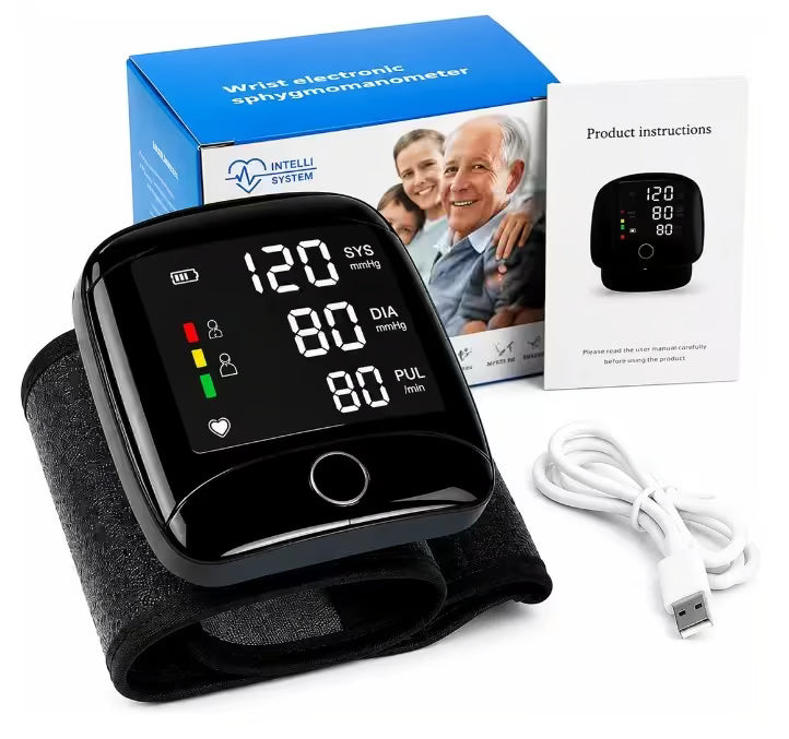 🩺❤️ TENSIÓMETRO DIGITAL DE MUÑECA RECARGABLE CON VOZ | CONTROL FÁCIL Y PRÁCTICO