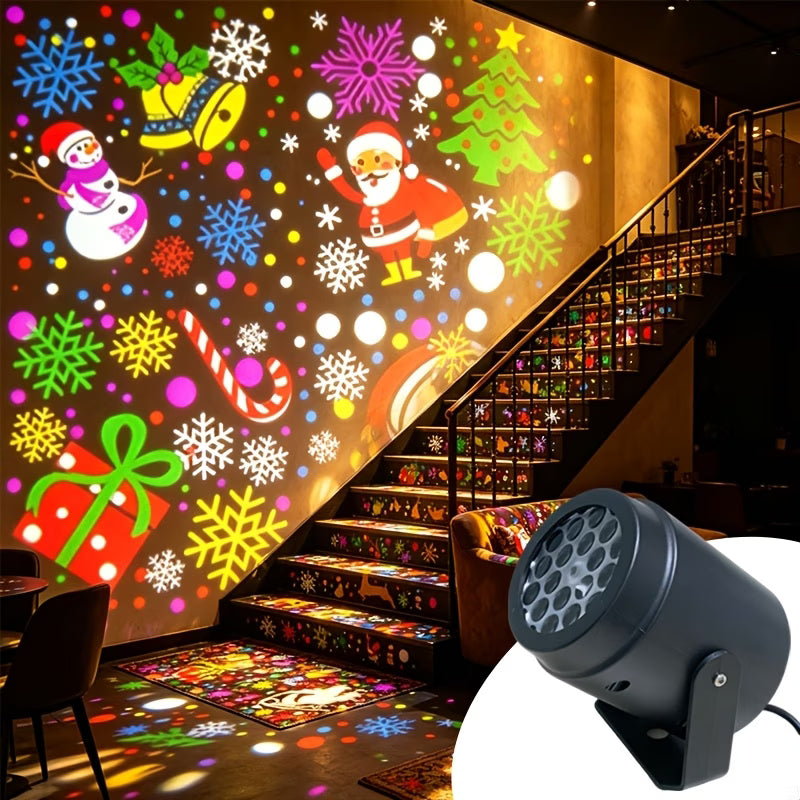 🎄✨ PROYECTOR DE FIGURAS NAVIDEÑAS | ILUMINA TU HOGAR CON MAGIA Y COLOR ❤️