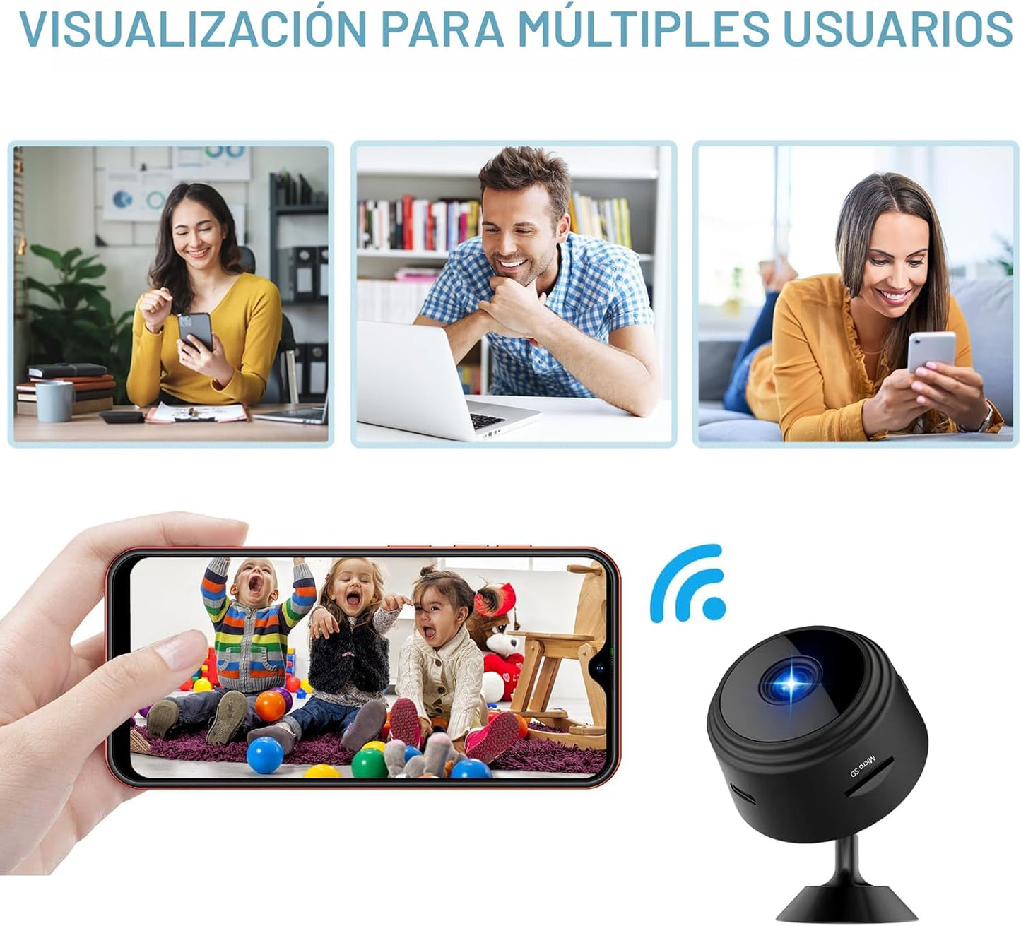 📷🕵️ Mini Cámara Espía IP A9 WiFi