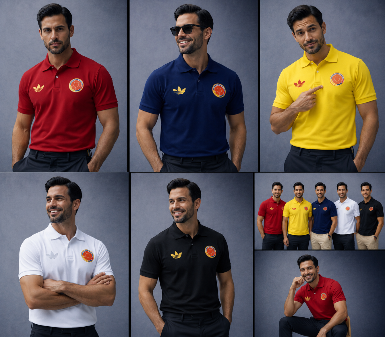 🔥 Buzo Presentación Selección Colombia | Estilo Retro Premium