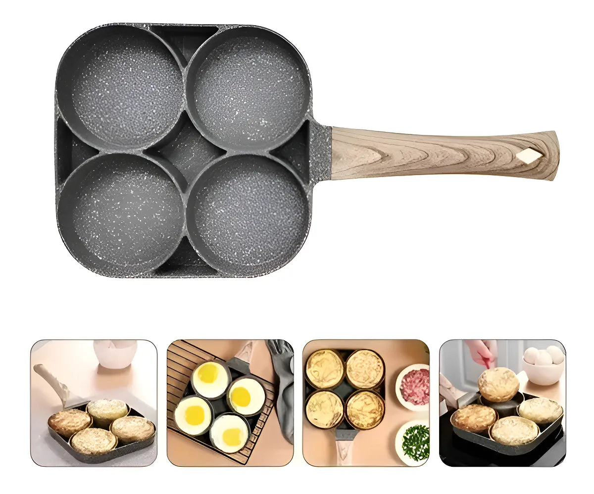 🍳 Sartén 4 en 1 Antiadherente Multifuncional