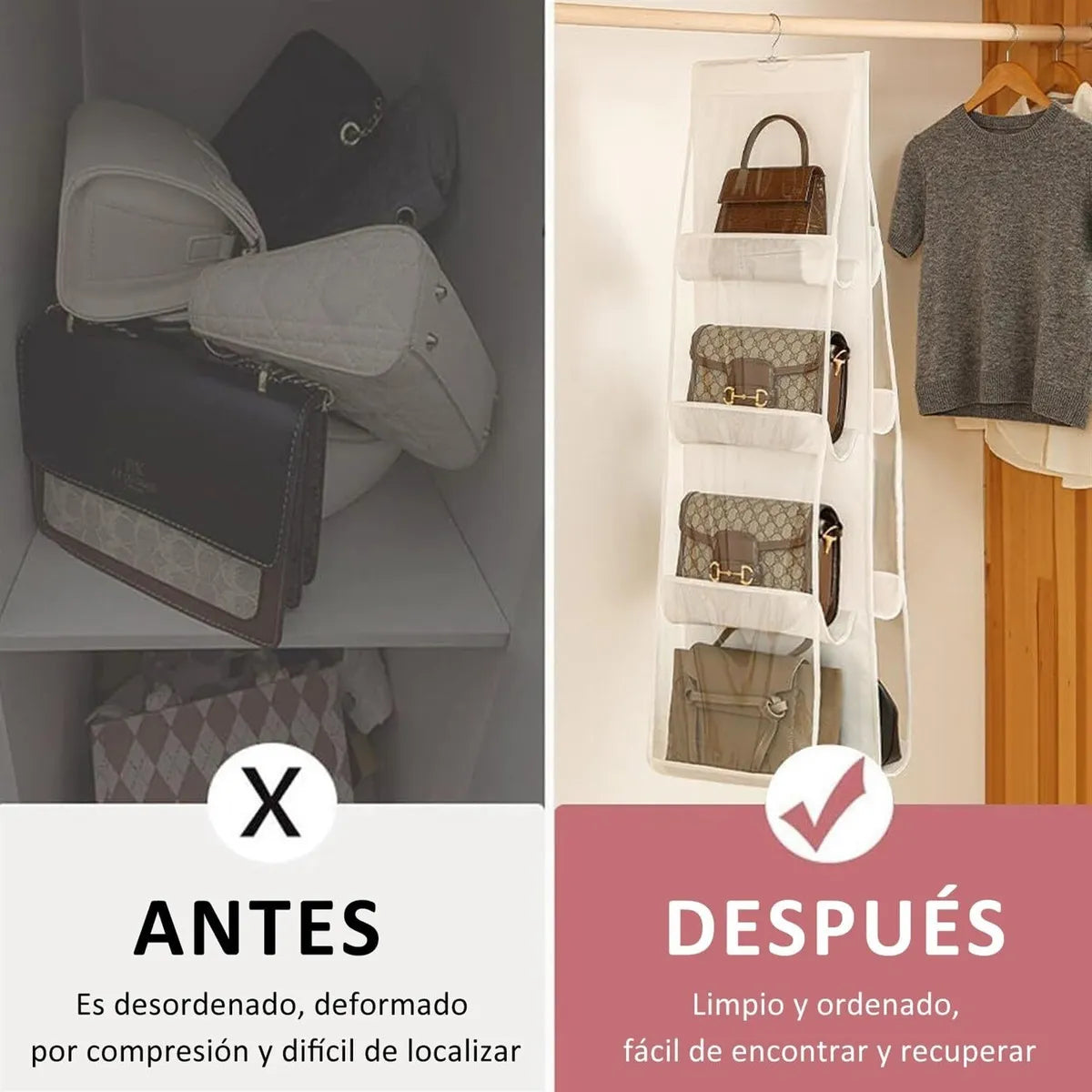 👜 Combo x2 Organizadores de Bolsos
