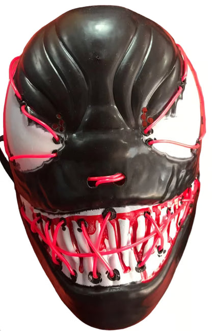 🎃 Máscara Halloween LED Luminoso – ¡Brilla en la Oscuridad y Sé el Centro de Atención! 😈✨