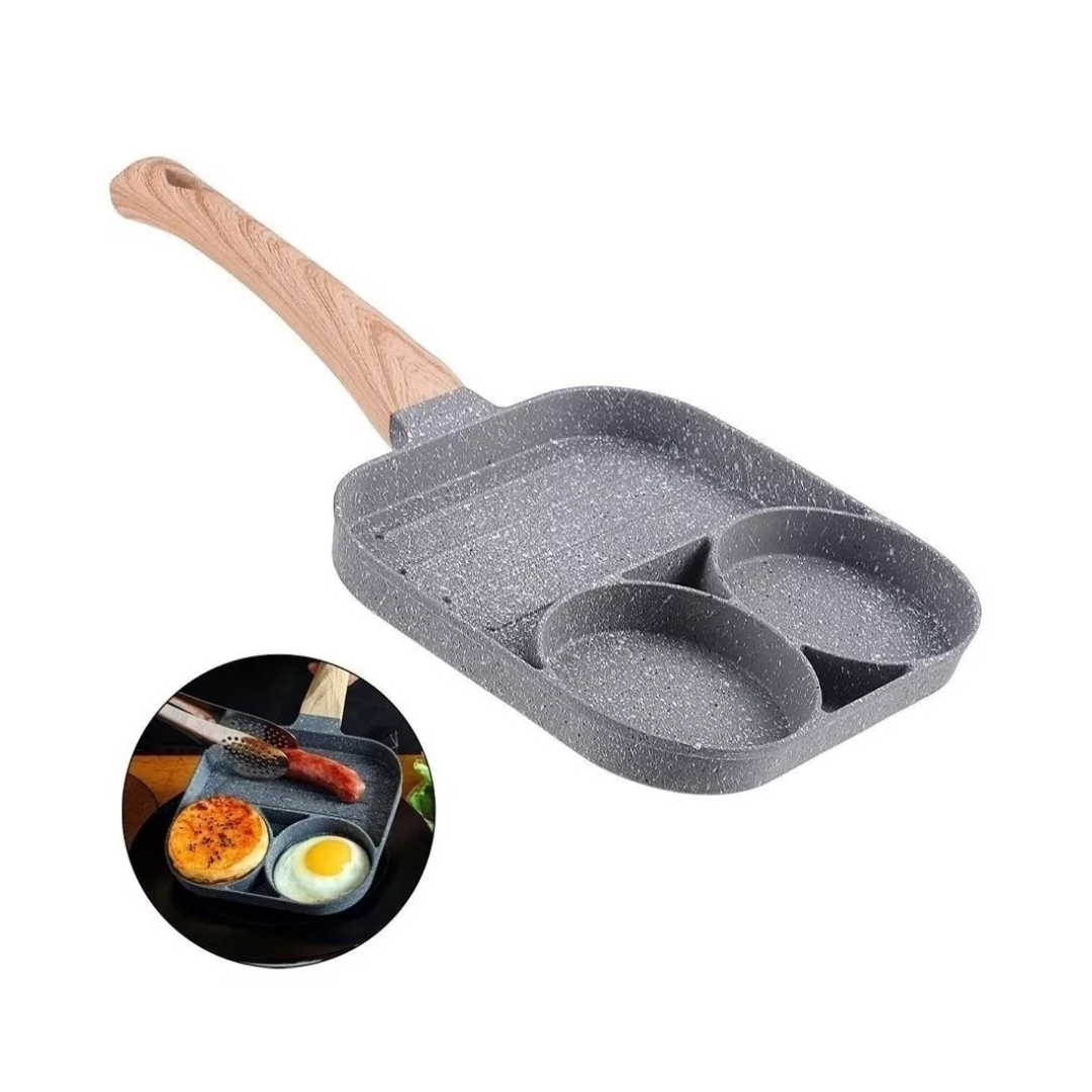 🍳 Sarten Mini 3 Compartimientos