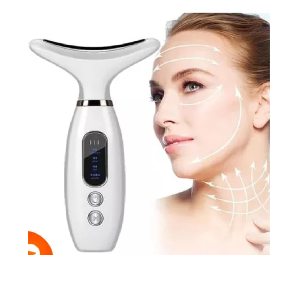 ✨💆‍♀️ Eliminador de Papada Eléctrico Digital – Rostro y Cuello Reafirmado