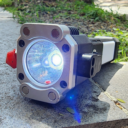 🔦🛠️ Linterna LED Martillo Multifuncional 8 en 1
