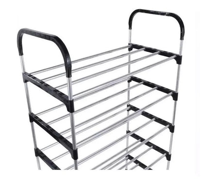 Combo Armario 3 Puestos + Zapatero Metálico 6 Niveles – Organización Total para tu Hogar