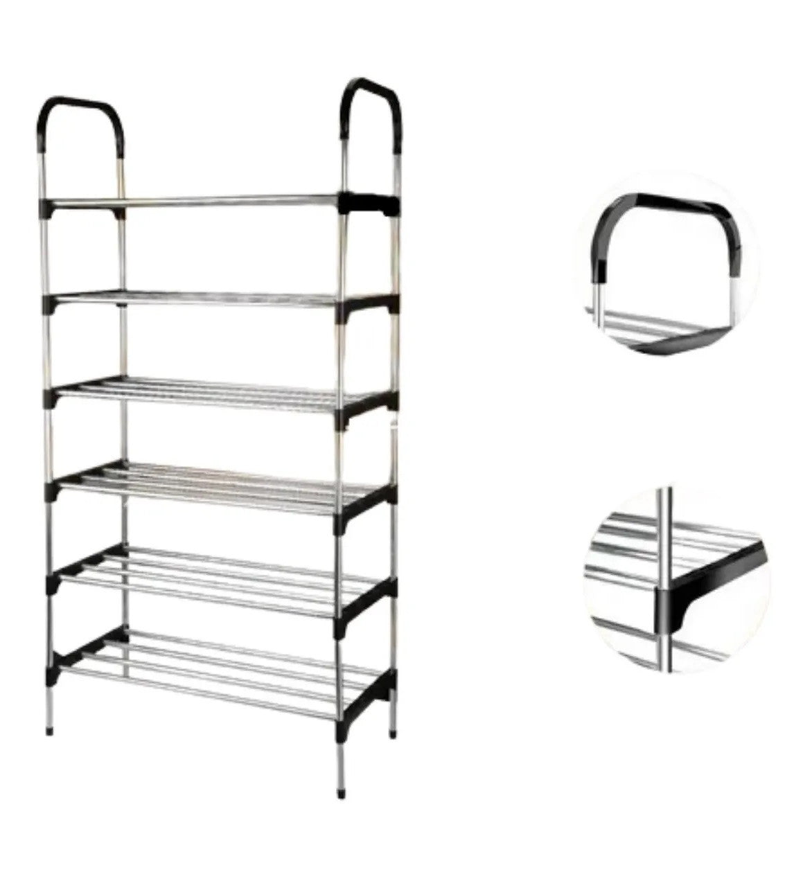 Combo Armario 3 Puestos + Zapatero Metálico 6 Niveles – Organización Total para tu Hogar