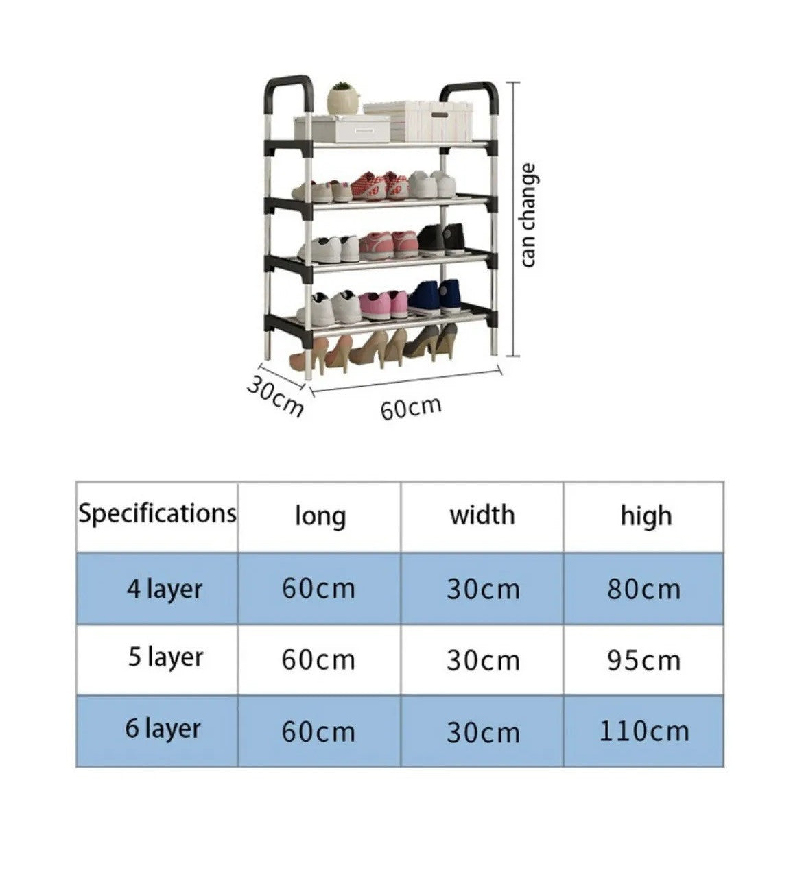 Combo Armario 3 Puestos + Zapatero Metálico 6 Niveles – Organización Total para tu Hogar