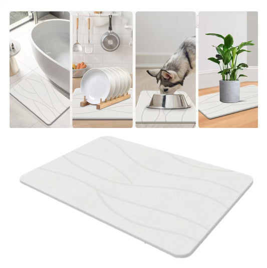 🪨 TAPETE DE PIEDRA DIATOMITA ULTRA ABSORBENTE