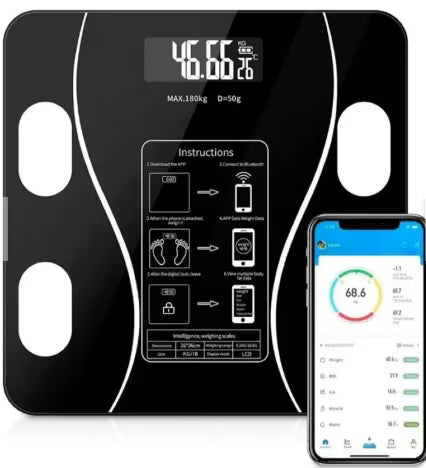 ⚖️✨ BÁSCULA INTELIGENTE RECARGABLE BLUETOOTH | CONTROL Y PRECISIÓN EN UN SOLO LUGAR