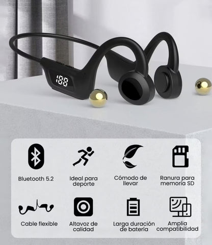 🎧 Audífonos de Conducción Ósea Bluetooth U9 🎵 ¡Disfruta tu música con mayor comodidad y libertad donde quiera que vayas!