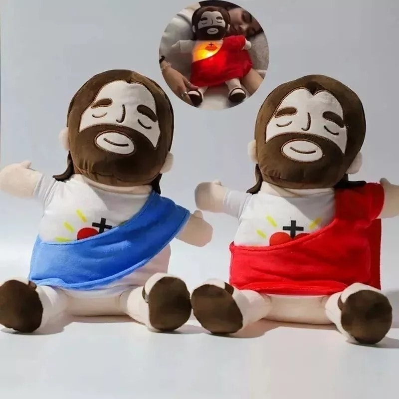✝️ Peluche Jesús Respiración | Un Abrazo Lleno de Paz y Compañía 🤍