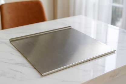 🔩 Tabla de Acero Inoxidable 30×40 cm con Borde