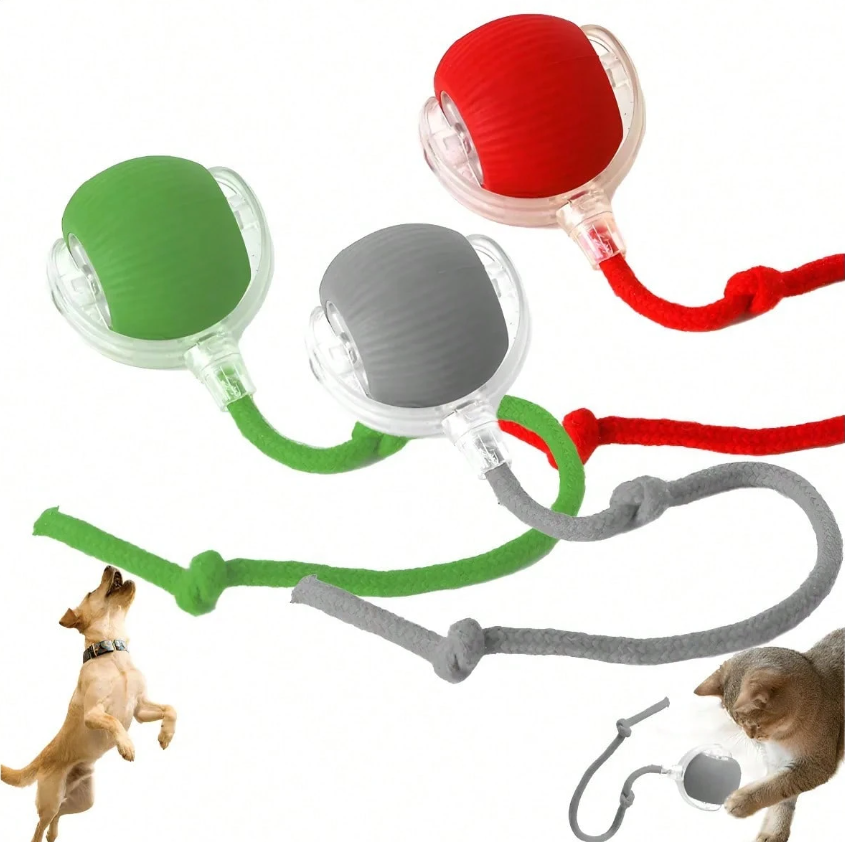 🐾 Pelota Interactiva Colita Para Mascotas