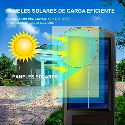☀️ LÁMPARA SOLAR CON SENSOR💡 Ilumina tus espacios exteriores automáticamente, sin cables y aprovechando la energía del sol