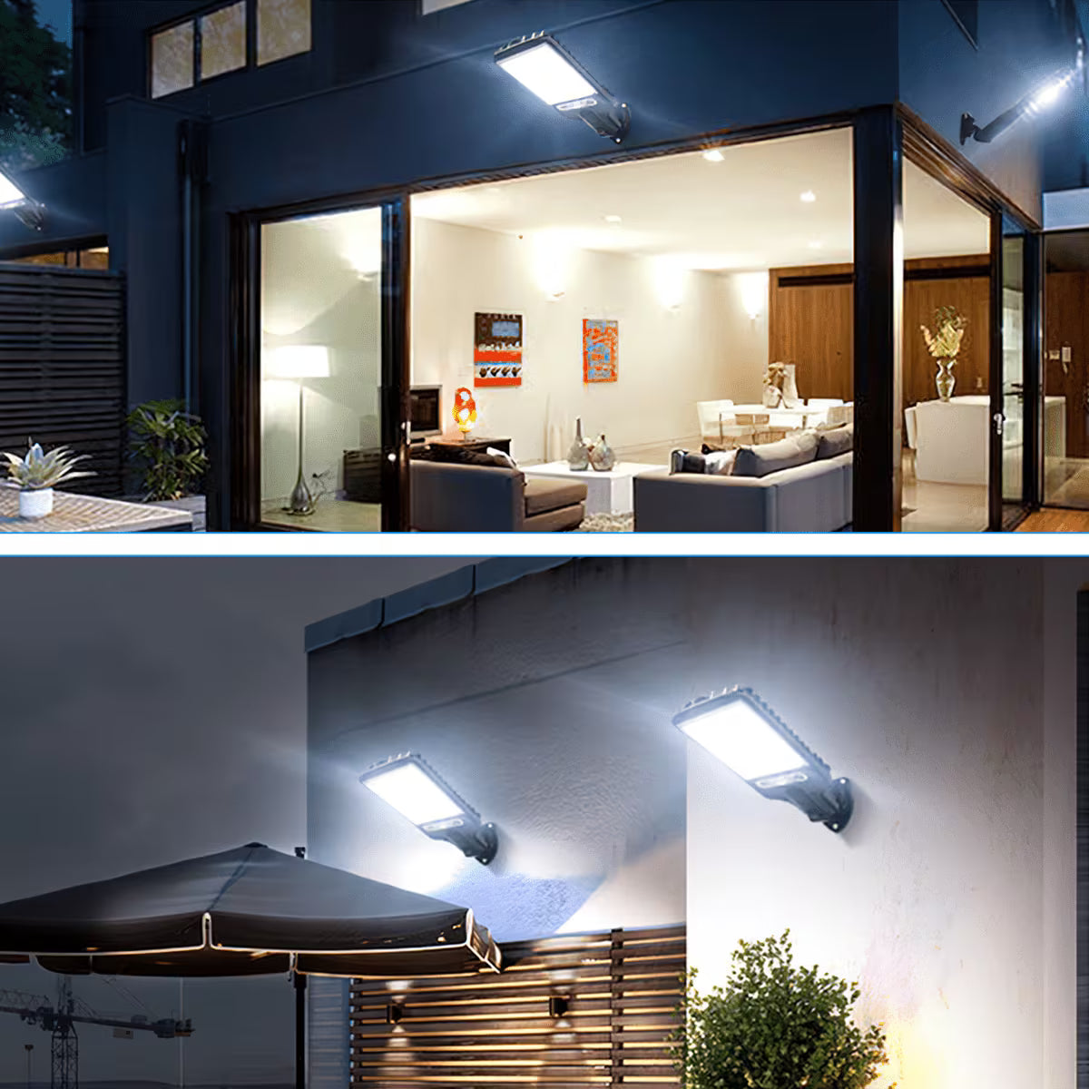 ☀️ LÁMPARA SOLAR CON SENSOR💡 Ilumina tus espacios exteriores automáticamente, sin cables y aprovechando la energía del sol