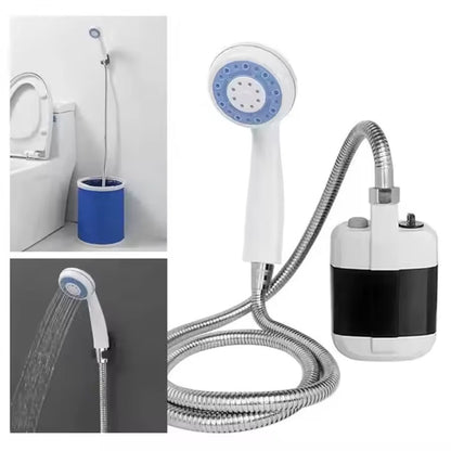 🚿 Ducha Recargable Portátil — Regadera para Camping 🏕️ ¡Disfruta de una ducha cómoda dondequiera que estés!