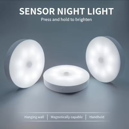 Lámparas LED Recargables con Sensor de Movimiento – Kit x3