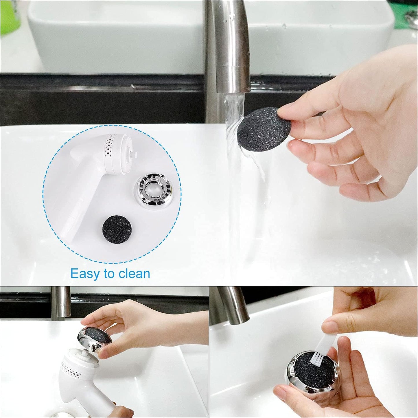 👣✨ Lima Eléctrica Removedora de Callos – Pies Suaves en Minutos