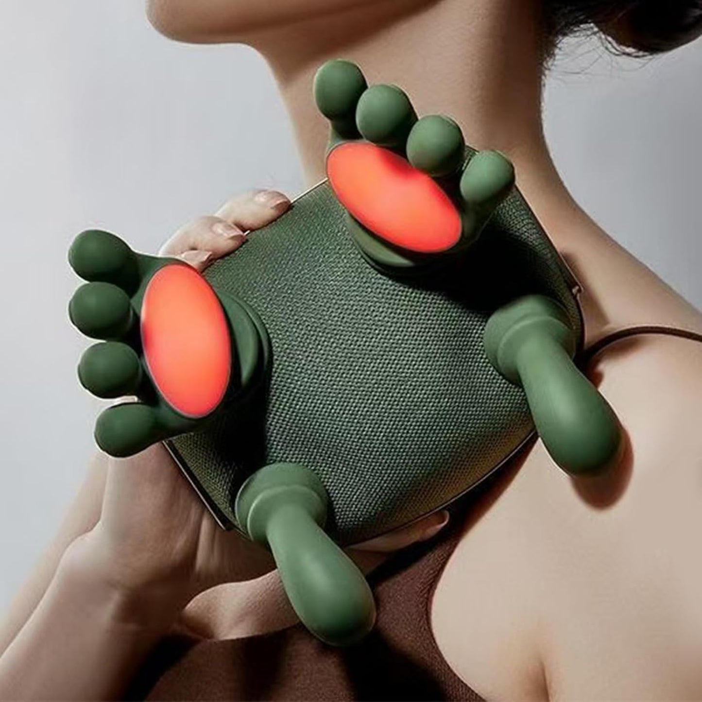 💆‍♀️ Masajeador 3D con Calor para Cuello y Hombros