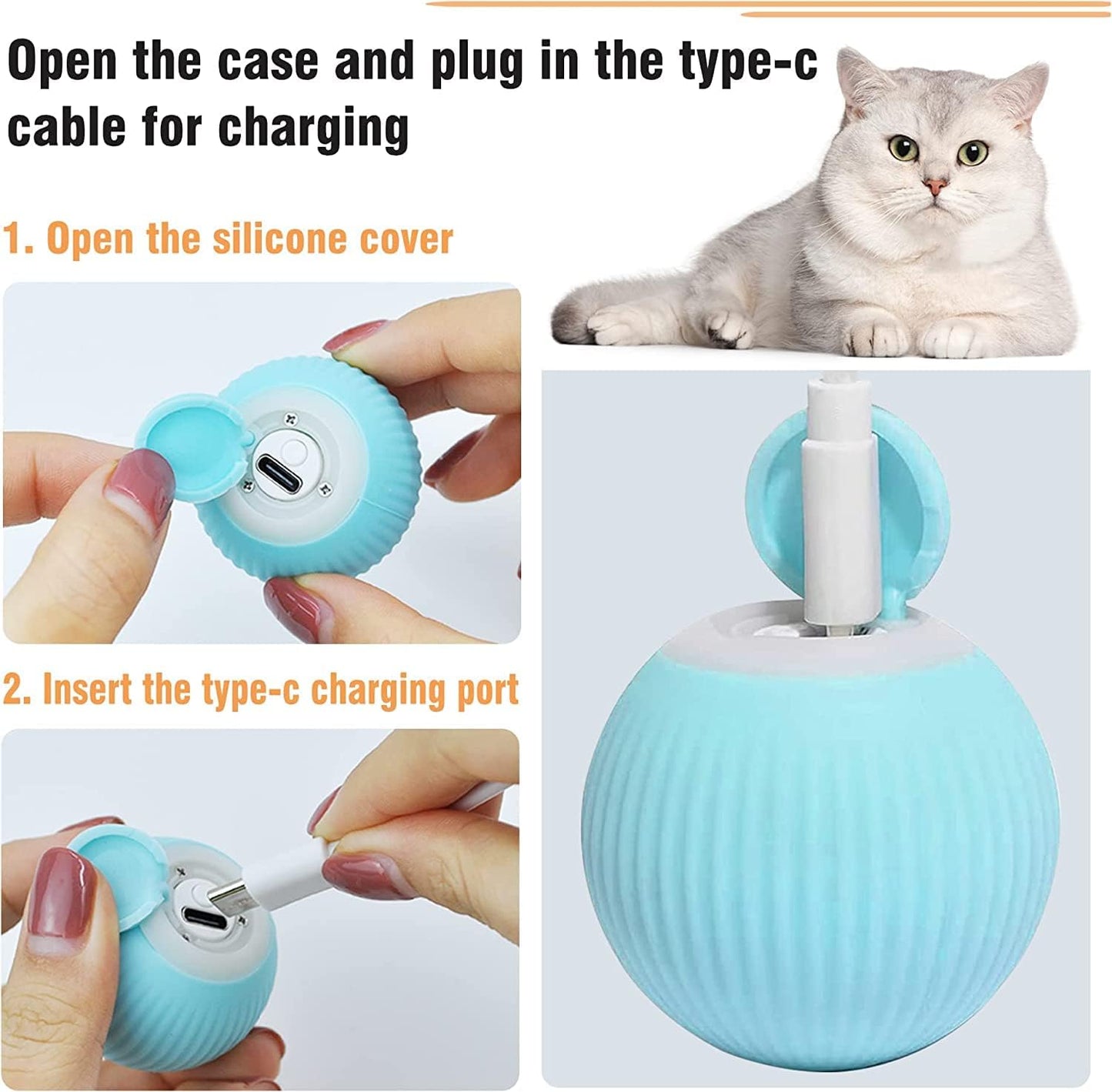 🐾 Pelota Interactiva para Gatos