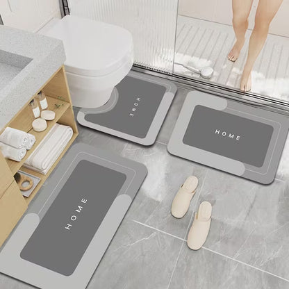 🚿 Set de 3 Tapetes Absorbentes de Diatomita ✨ Dale a tu hogar un toque de comodidad, limpieza y estilo