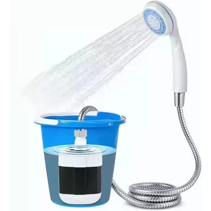 🚿 Ducha Recargable Portátil — Regadera para Camping 🏕️ ¡Disfruta de una ducha cómoda dondequiera que estés!