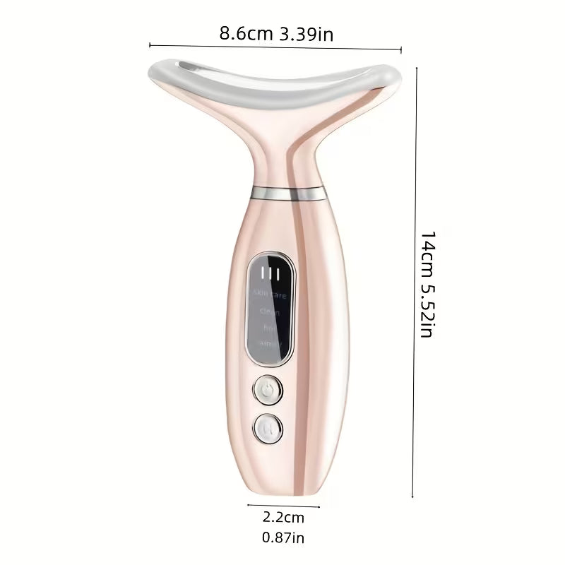 ✨💆‍♀️ Eliminador de Papada Eléctrico Digital – Rostro y Cuello Reafirmado
