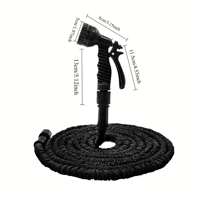 🚿🌿 Manguera Expandible Encogible con Pistola Aspersora - Riega, lava y limpia con mayor comodidad