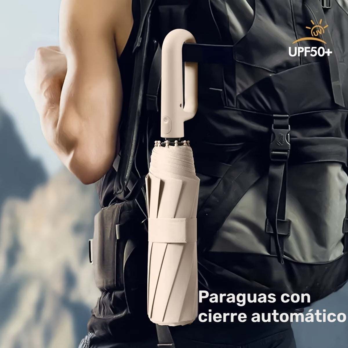 ☔ Paraguas Automático Hebilla - Protección elegante contra lluvia y sol, siempre a tu alcance