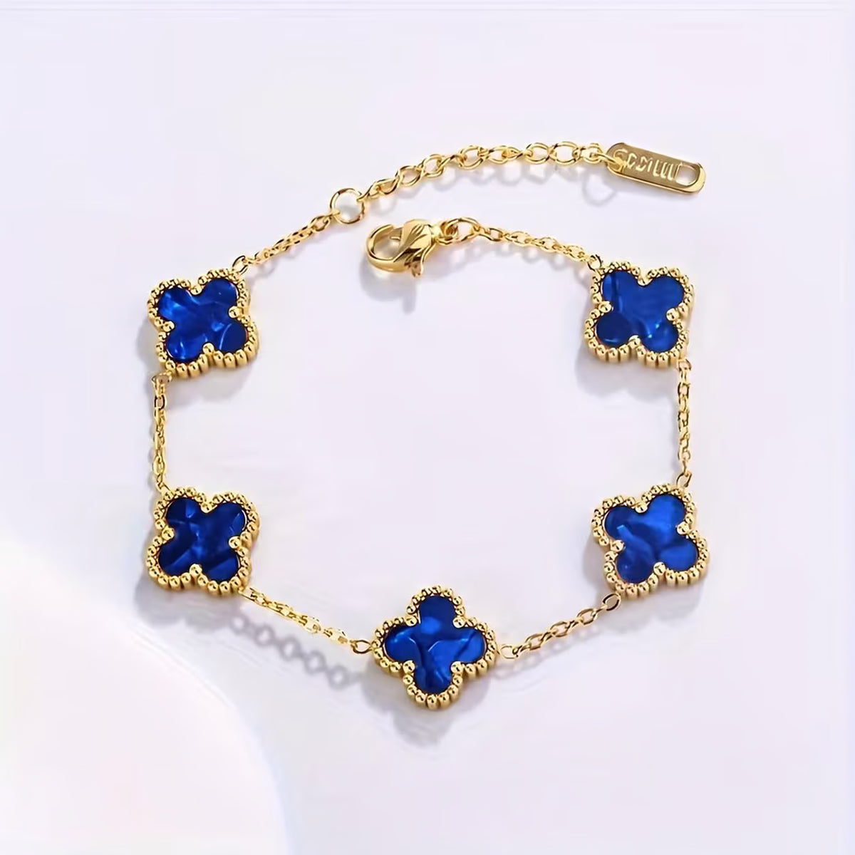 🍀 PULSERA TRÉBOL RODINADA + CAJA DE REGALO 🎁 ✨ Una joya elegante con un significado especial