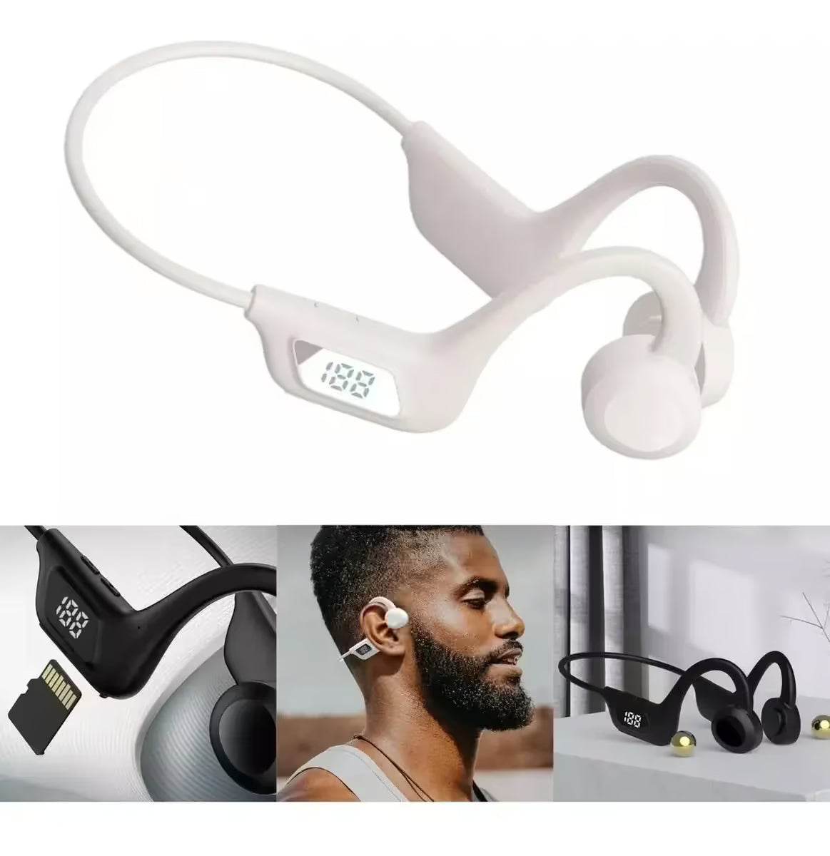 🎧 Audífonos de Conducción Ósea Bluetooth U9 🎵 ¡Disfruta tu música con mayor comodidad y libertad donde quiera que vayas!