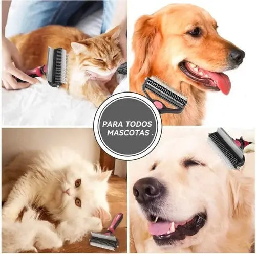 🐾 Cepillo Removedor Cortanudos Deslanador | Menos Pelo y Más Comodidad Para Tu Mascota ✨