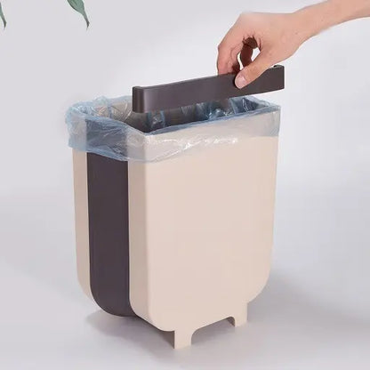 🗑️ Cubo Plegable de Basura para Cocina – 8 Litros ✨ Mantén tu cocina limpia mientras preparas tus alimentos