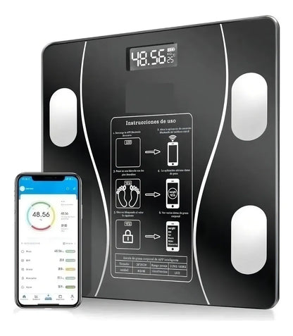 📊⚖️ BÁSCULA DIGITAL INTELIGENTE BLUETOOTH