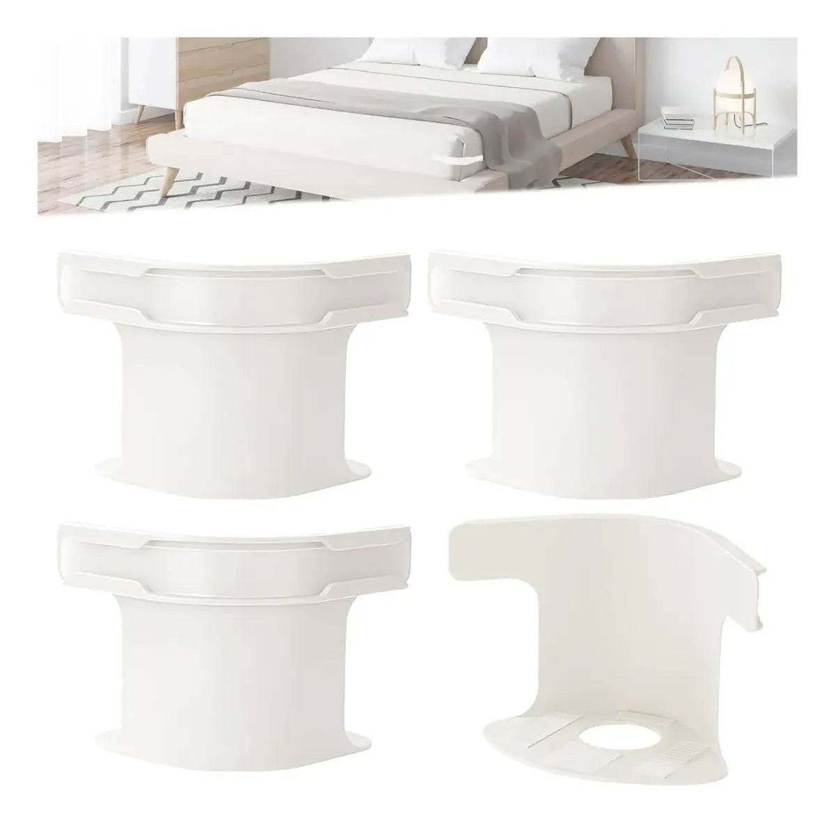 🛏️ Sujetador de Sábanas Ajustable Set x4