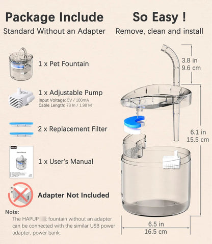 Fuente De Agua Para Mascota Automatico