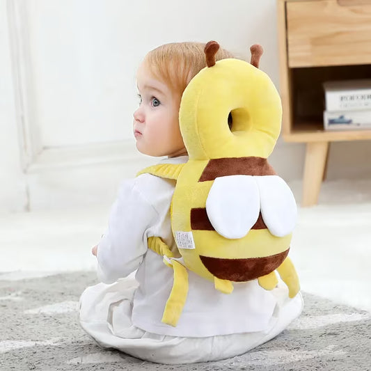 🐝💛 ALMOHADA PROTECTORA PARA BEBÉ ABEJITA | SUAVIDAD, COMODIDAD Y PROTECCIÓN EN CADA MOMENTO 👶✨
