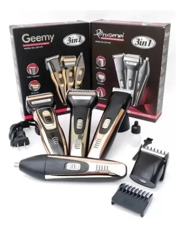 ✂️⚡Máquina Gemmy 3 en 1 – Afeitadora Portátil Recargable para Barba, Bigote y Nariz