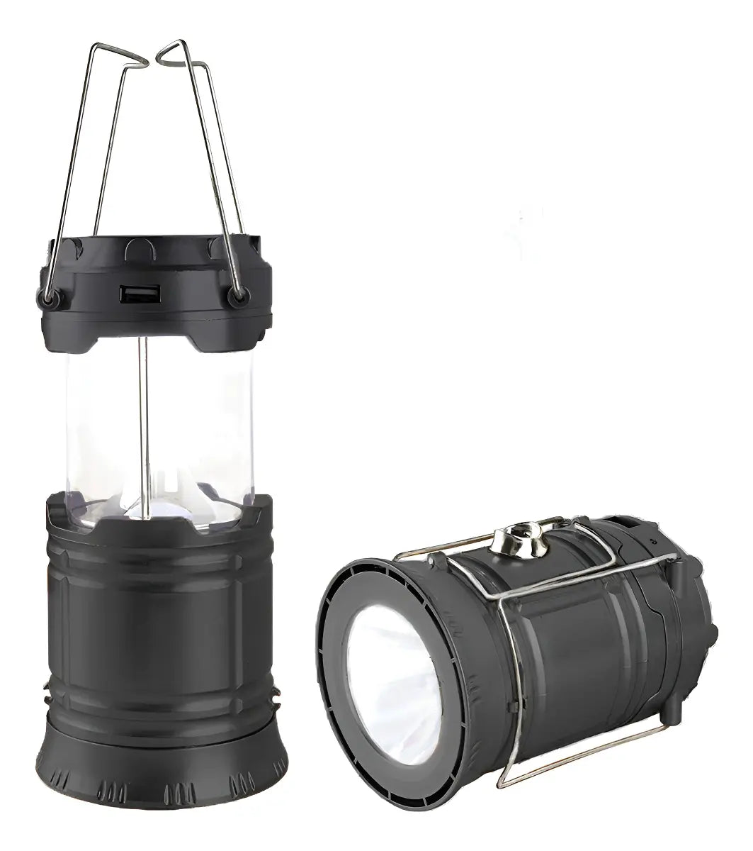 🔦 Linterna LED Multifunción Solar y Recargable 🌙 ¡No permitas que un apagón te deje completamente a oscuras!