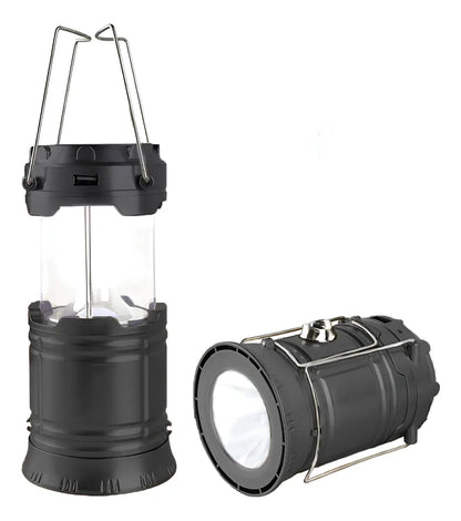 🔦 Linterna LED Multifunción Solar y Recargable 🌙 ¡No permitas que un apagón te deje completamente a oscuras!