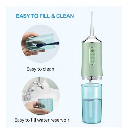Irrigador Oral Recargable 4 BOQUILLAS