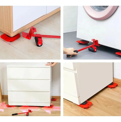 🛋️ Kit Levanta y Mueve Muebles 5 Piezas | Reorganiza Tu Hogar Fácilmente ✨