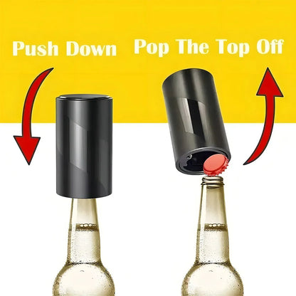 🍻 Destapador Magnético Automático de Lujo 🔥  ✨ La forma más rápida, divertida y elegante de abrir tus cervezas.