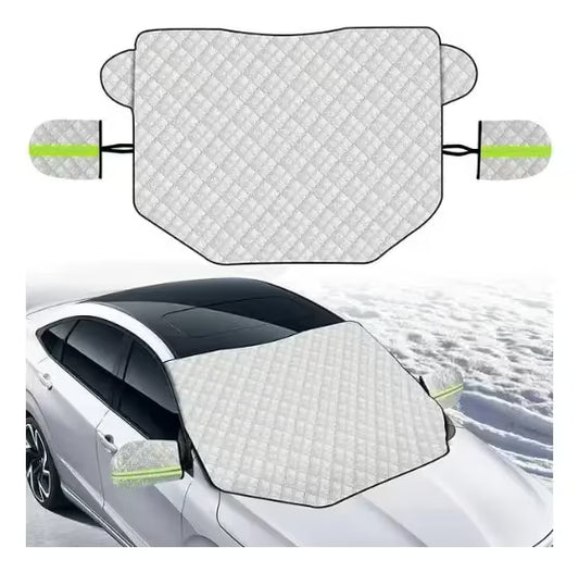 🚗☀️ CUBRE PARABRISAS MULTIFUNCIONAL | PROTECCIÓN CONTRA EL SOL, EL FRÍO Y MÁS ❄️✨