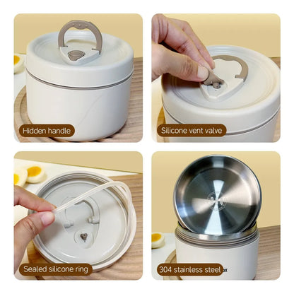 🍱🔥 Lonchera Térmica con 4 Contenedores