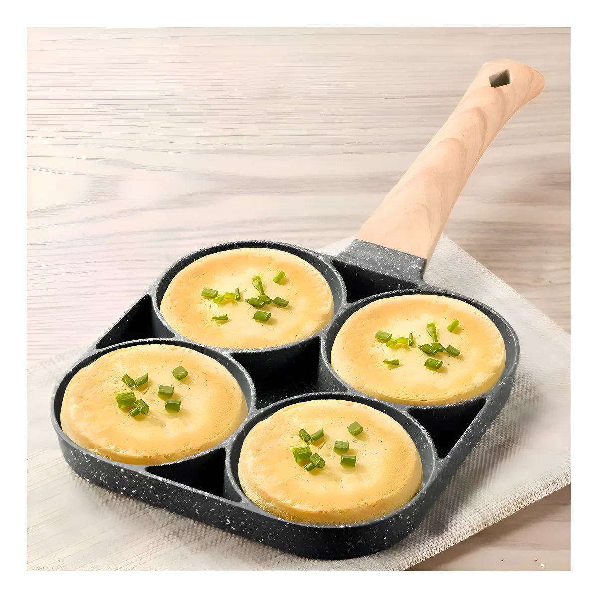🍳 Sartén 4 en 1 Antiadherente Multifuncional