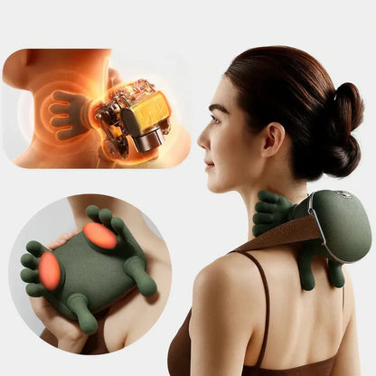 💆‍♀️ Masajeador 3D con Calor para Cuello y Hombros
