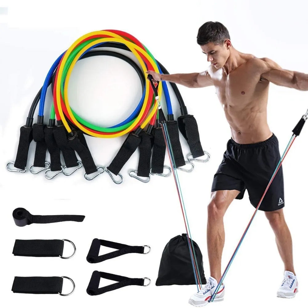 Kit Bandas Elasticas Tubulares Set 11 Piezas